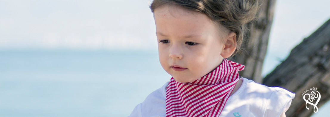 Organik Pamuk Bandana Önlük